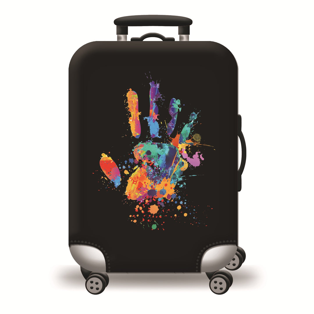 Hard Shell Luggage with Earth Design Kalsten