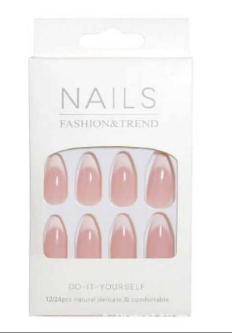 Natural Glossy Press-On Nail Tips Kalsten