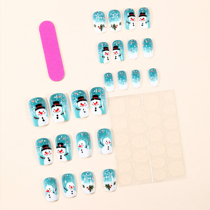 Festive Winter-Themed 3D Nail Art Extensions Kalsten 1789713261