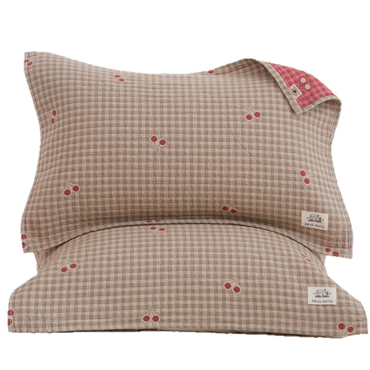 Women's pillowcase with modern checkered pattern Kalsten
