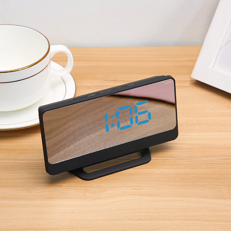 Digital alarm clock with mirror display and snooze function Kalsten