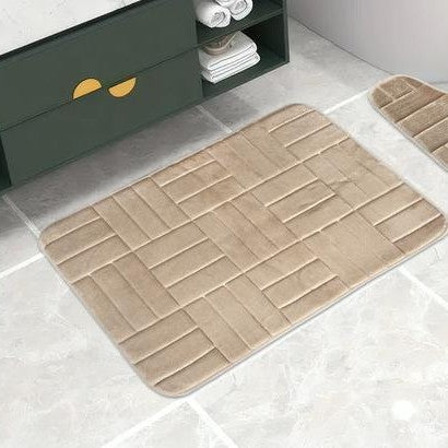 Plush Bathroom Mat Kalsten