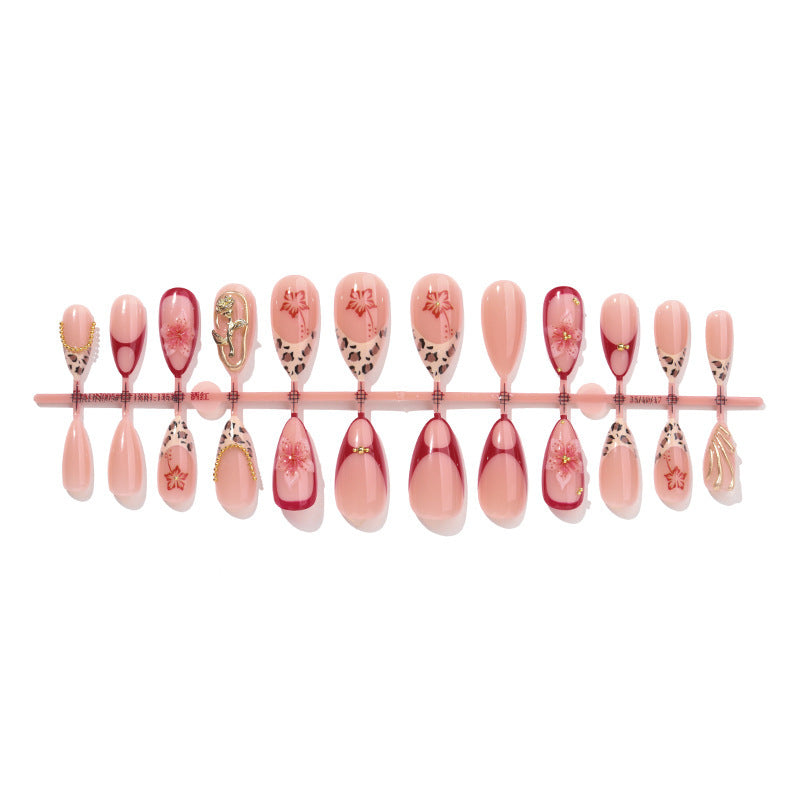 Floral Design Acrylic Nail Set Kalsten