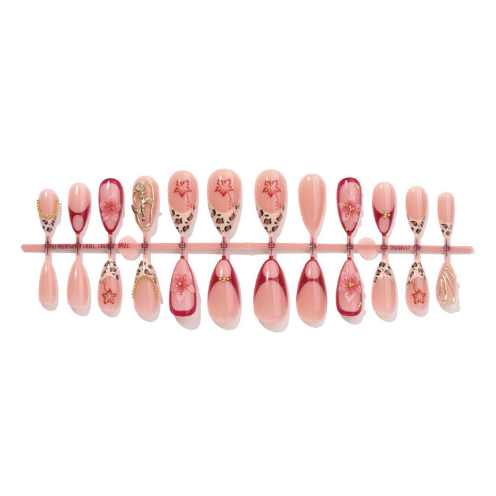 Floral Design Acrylic Nail Set Kalsten