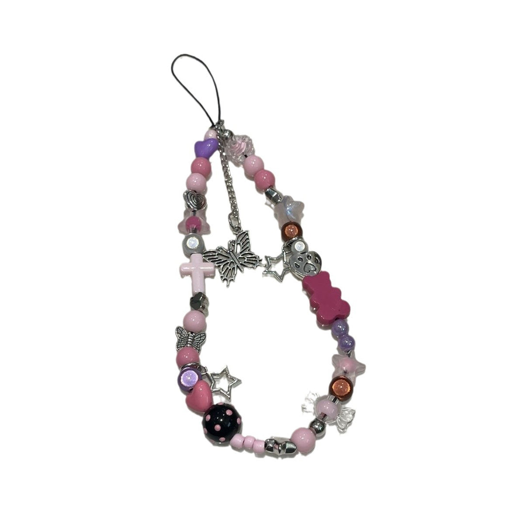 Playful Beaded Charm Lanyard Kalsten