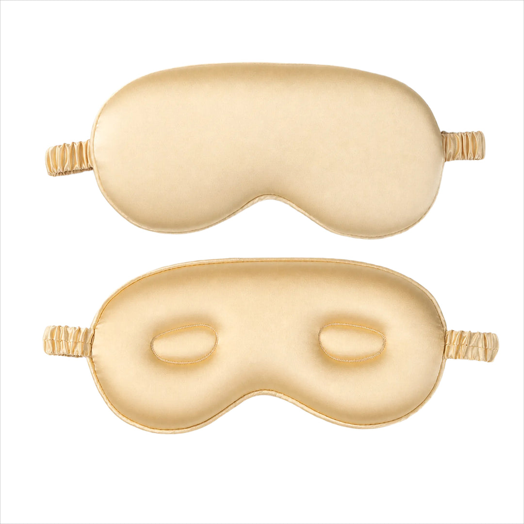 Unisex nano 3D-eye mask with distance chambers for eyelash protection and elastic comfort band Kalsten
