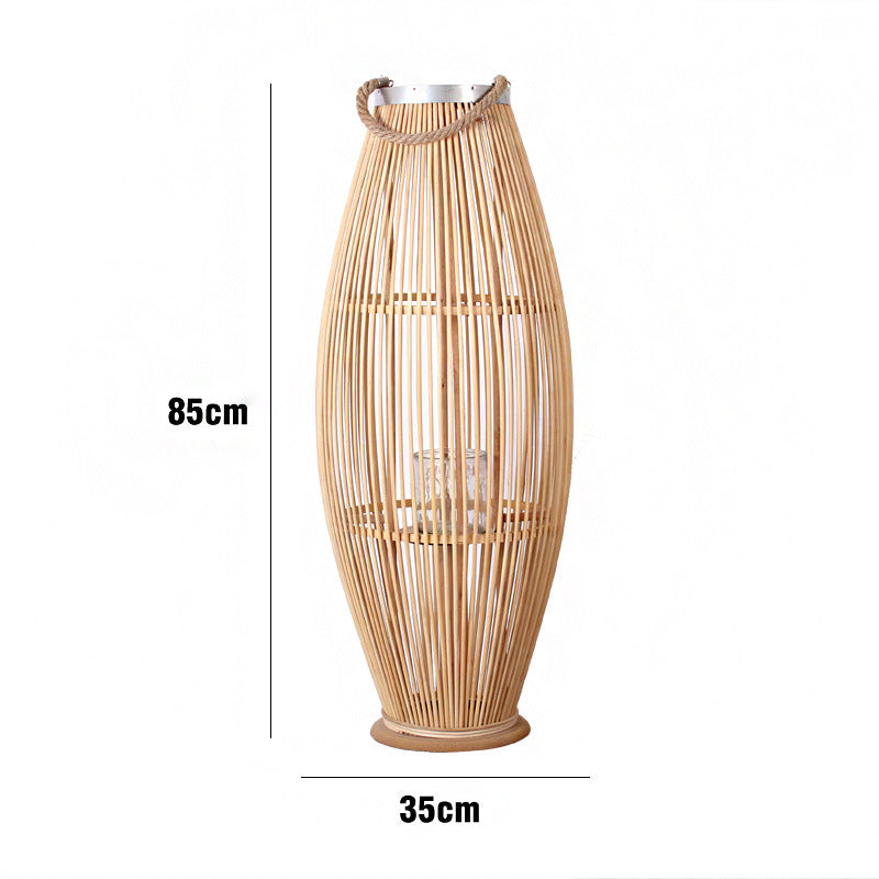 Elegant Rattan Lantern Kalsten