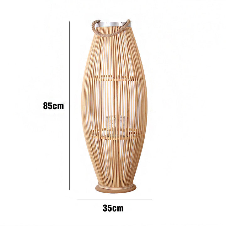 Elegant Rattan Lantern Kalsten