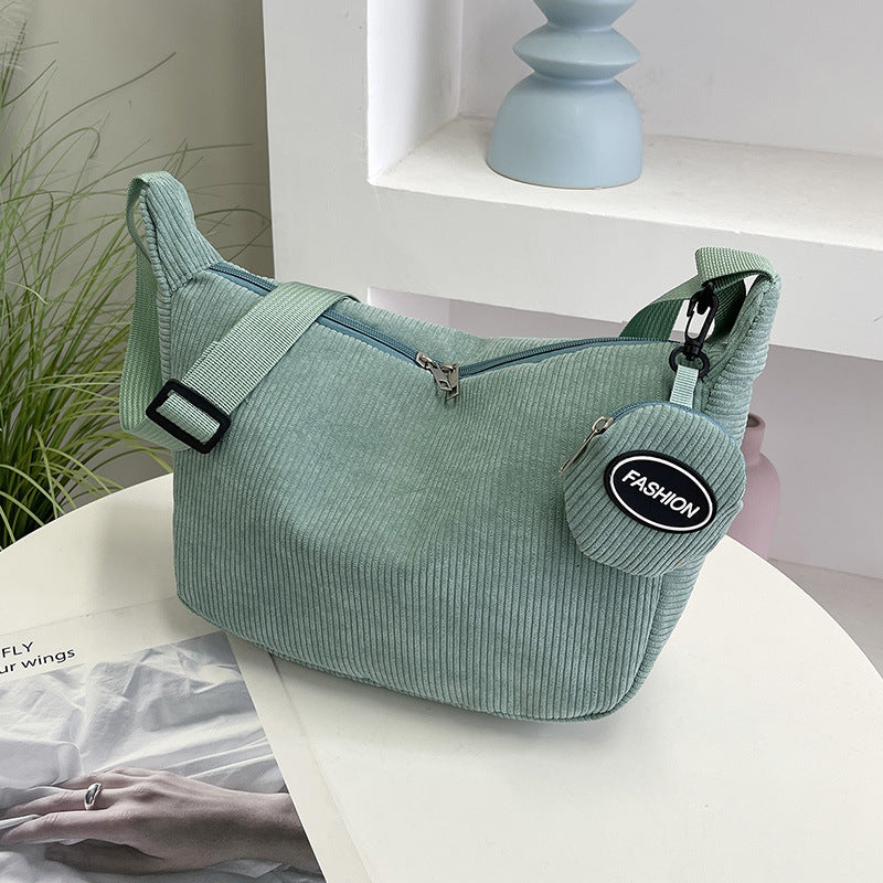 Casual Corduroy Crossbody Bag Kalsten