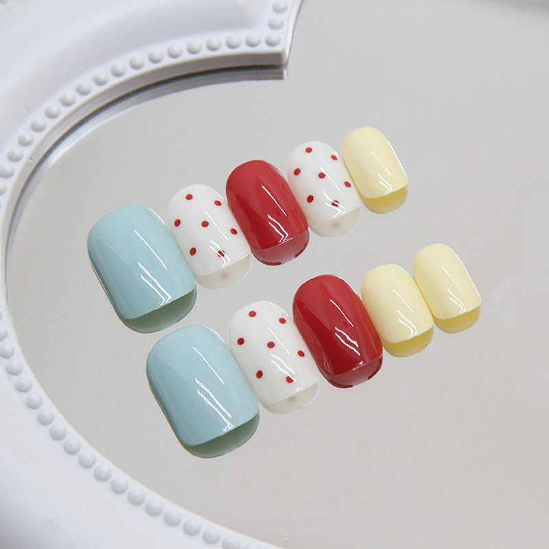 Cute Polka Dot Nail Art Set Kalsten