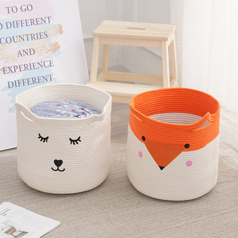 Tier motif storage basket Kalsten