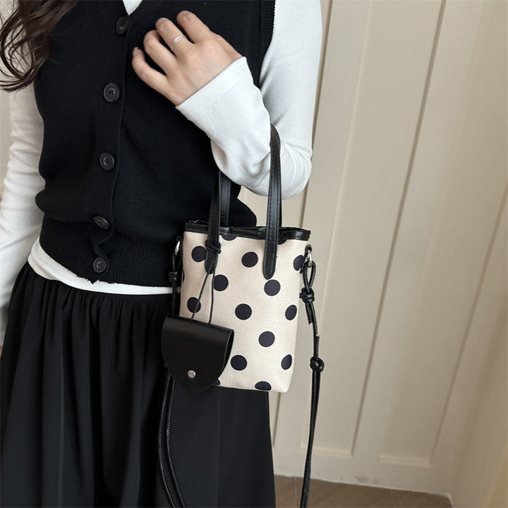 Dot Pattern Mini Crossbody Bag