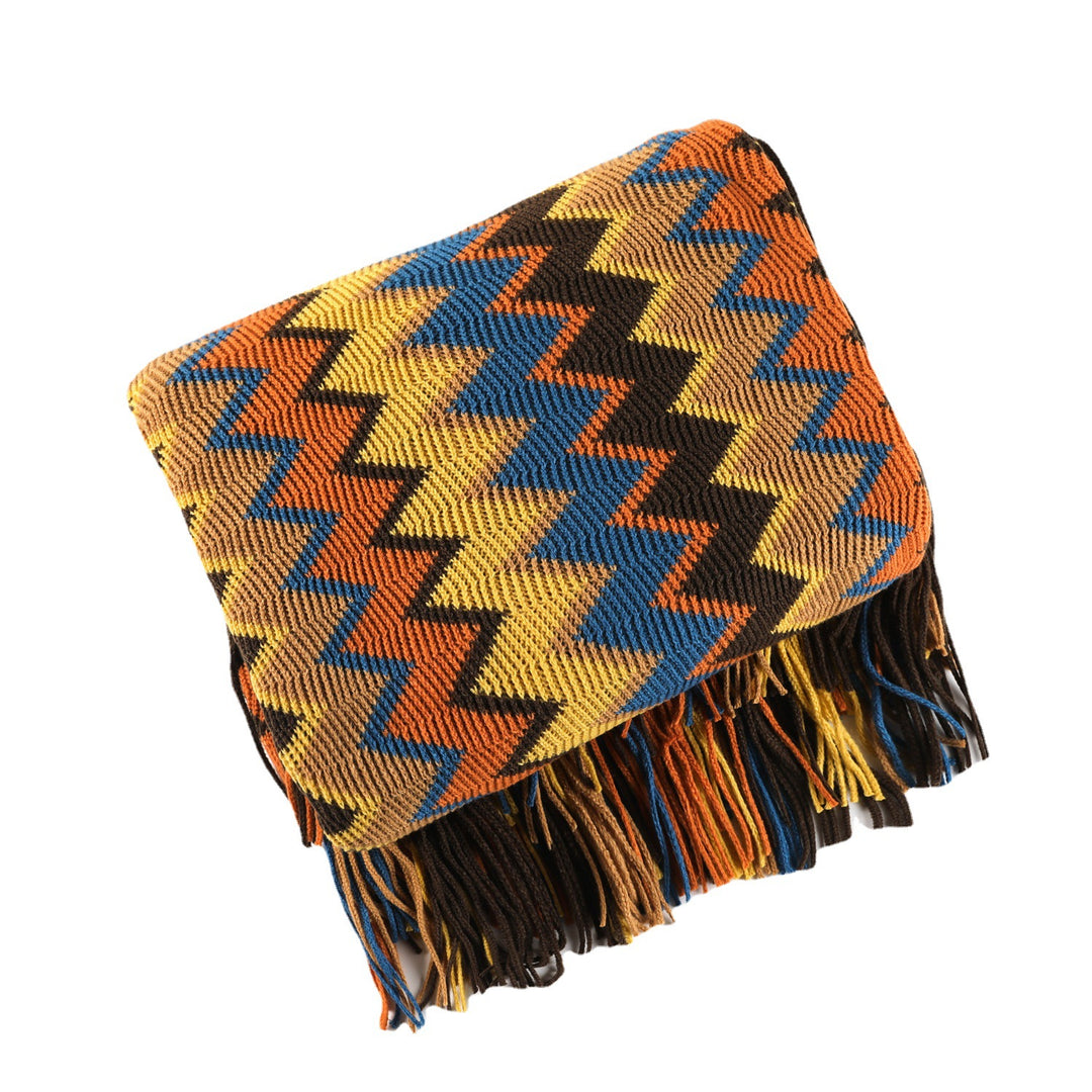 Ladies Zigzag Pattern Blanket Kalsten