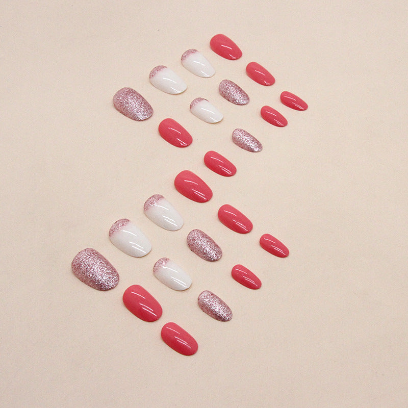 Glittering Press-On Nail Art Set Kalsten