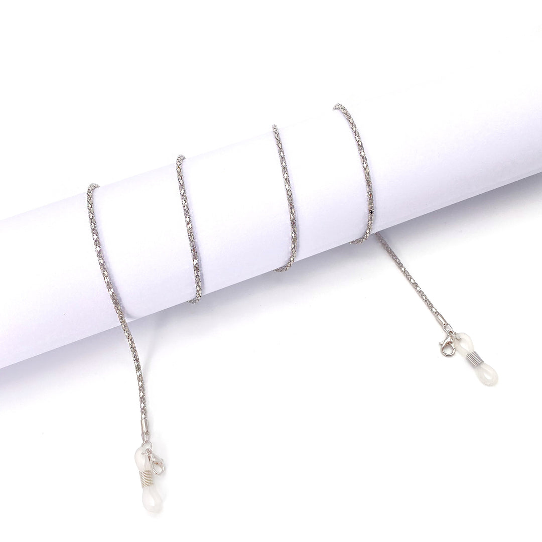 Chic Crystal-Accented Eyewear Chain Kalsten