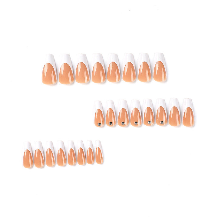Artful Nail Extensions with Elegant French Tips Kalsten