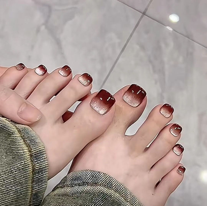 Ombre Pedicure Nail Art Kalsten