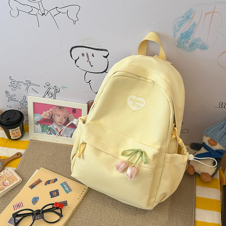 Floral-Embellished Casual Backpack Kalsten