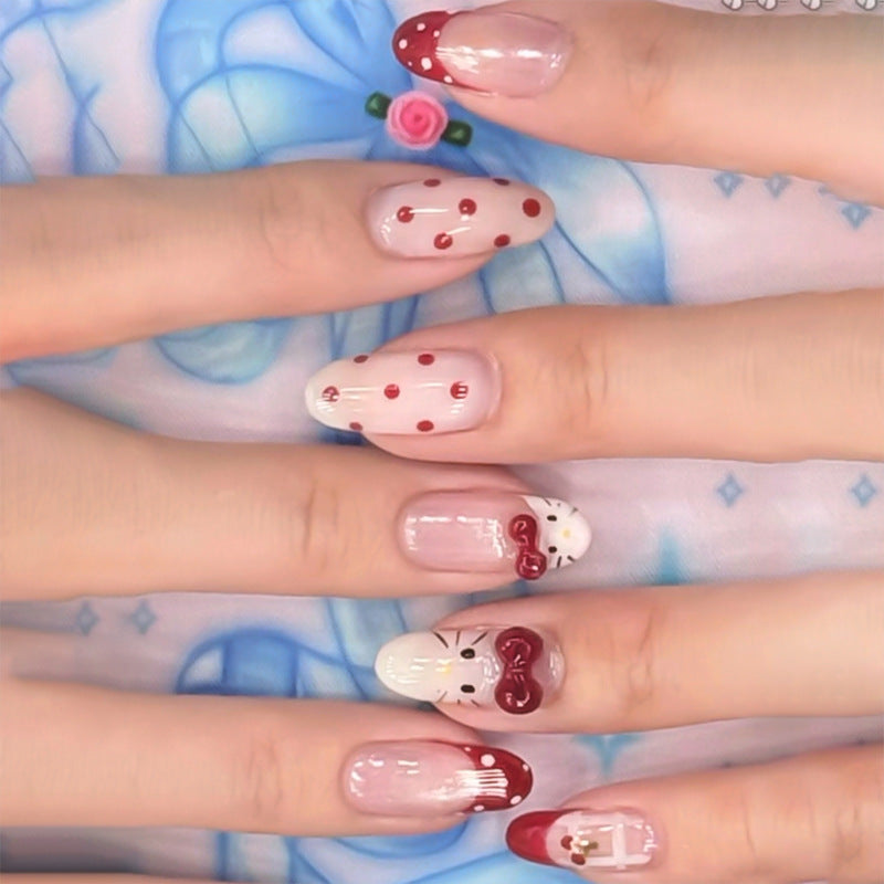 Artistic Nail Art with Playful Design Kalsten