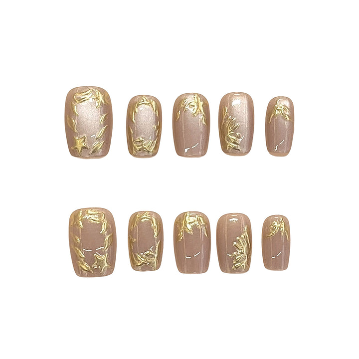 Elegant Press-On Nail Set Kalsten
