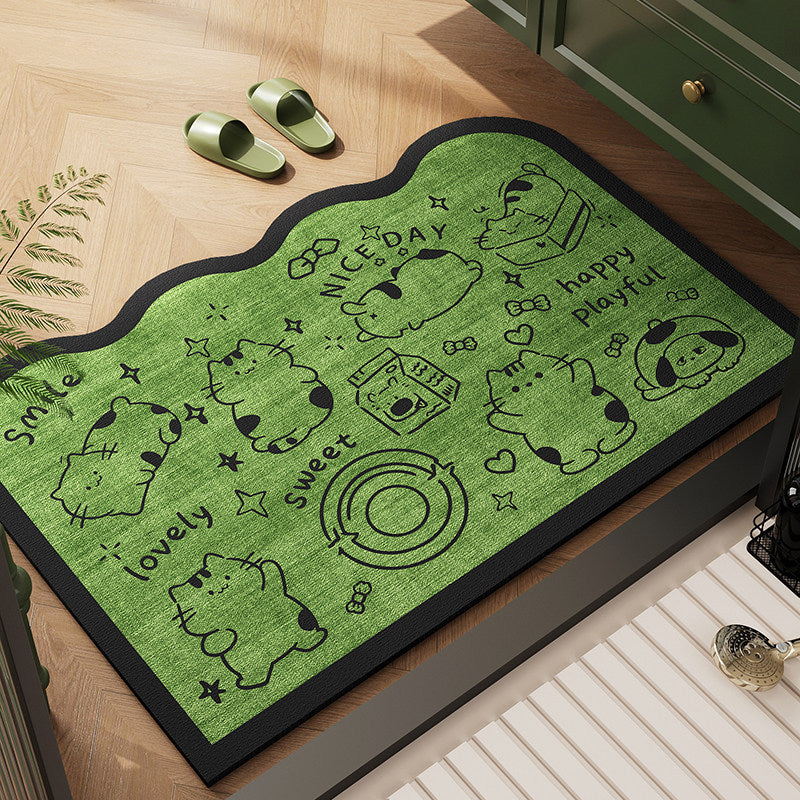Travel-Themed Decorative Area Mat