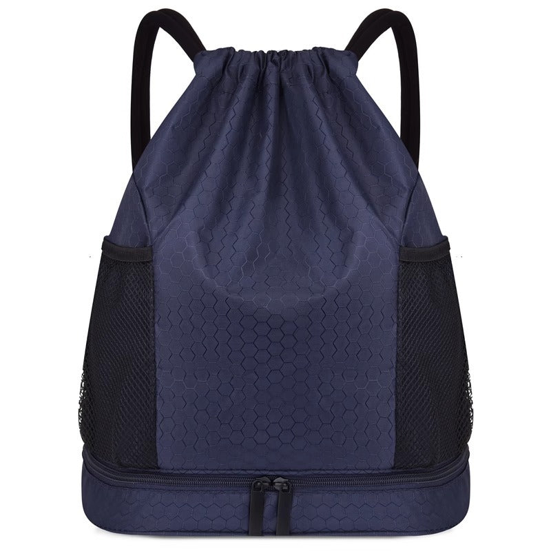 Lightweight Hexagonal Pattern Drawstring Backpack Kalsten