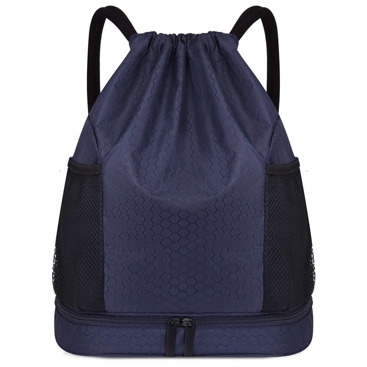 Lightweight Hexagonal Pattern Drawstring Backpack Kalsten