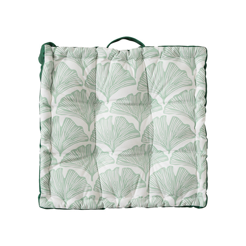 Padded chair cushion with carrying handle and decorative stitching Kalsten