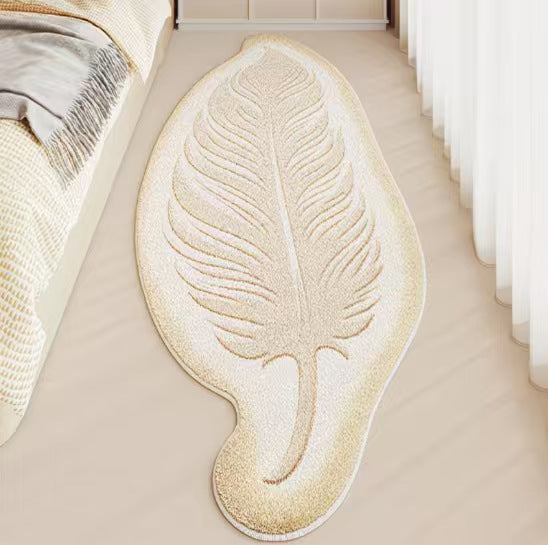Leaf-Shaped Area Rug