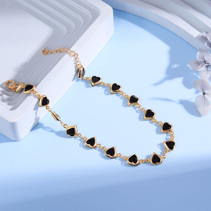 Heart-Shaped Charm Bracelet Kalsten