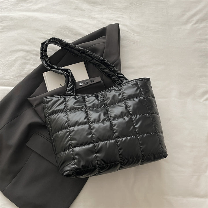 Padded Quilted Tote Bag Kalsten