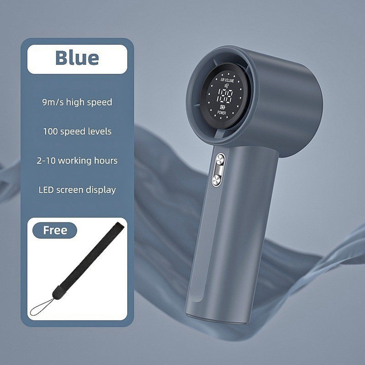 Unisex nan compact cordless high speed digital display hair dryer with adjustable speed and long lasting battery Kalsten