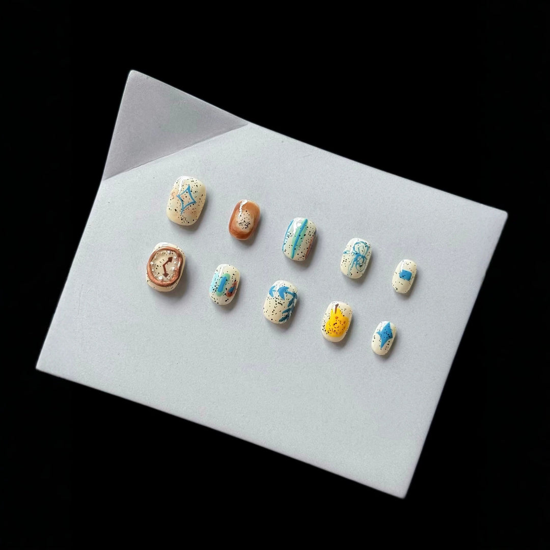 Artistic Decorative Press-On Nails Set  1791774557