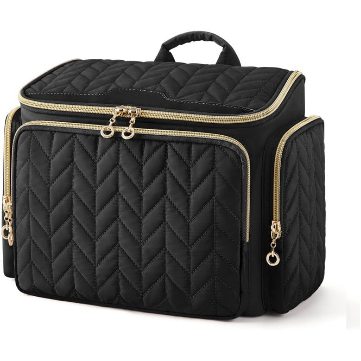 Cosmetic Organizer Bag with Structured Quilting Kalsten