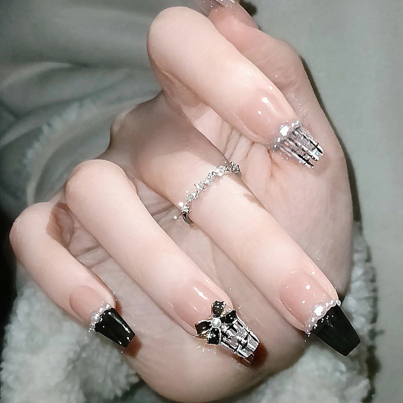 Artificial Glamorous Heart Nail Tips Kalsten