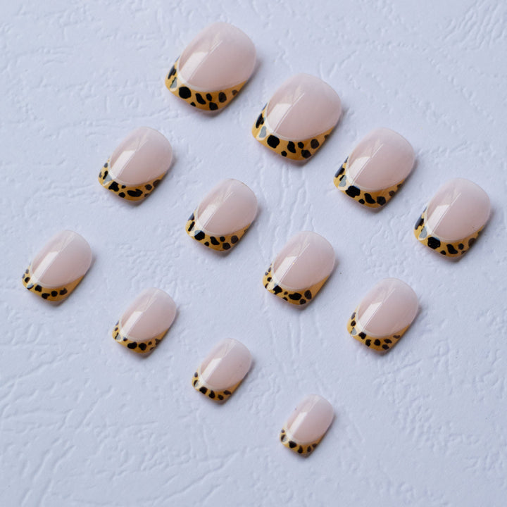 Artistic Leopard Print Nail Art Set