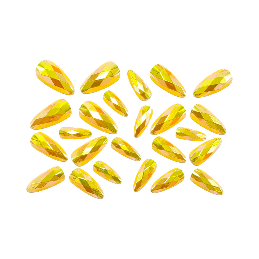 Artificial nails with elegant crystal design Kalsten