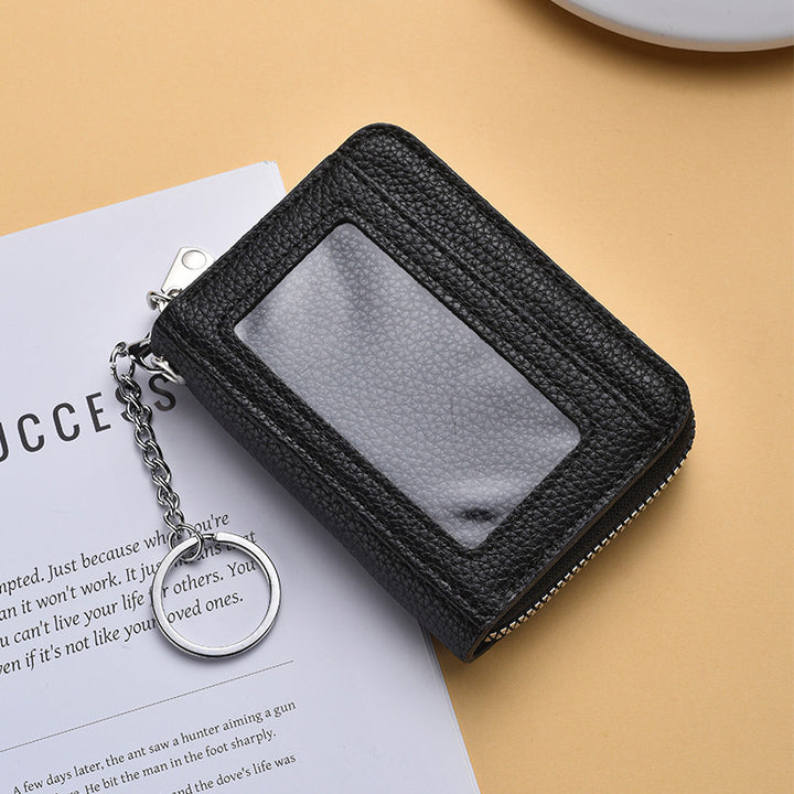 Textured  Zip Around Card Holder Kalsten
