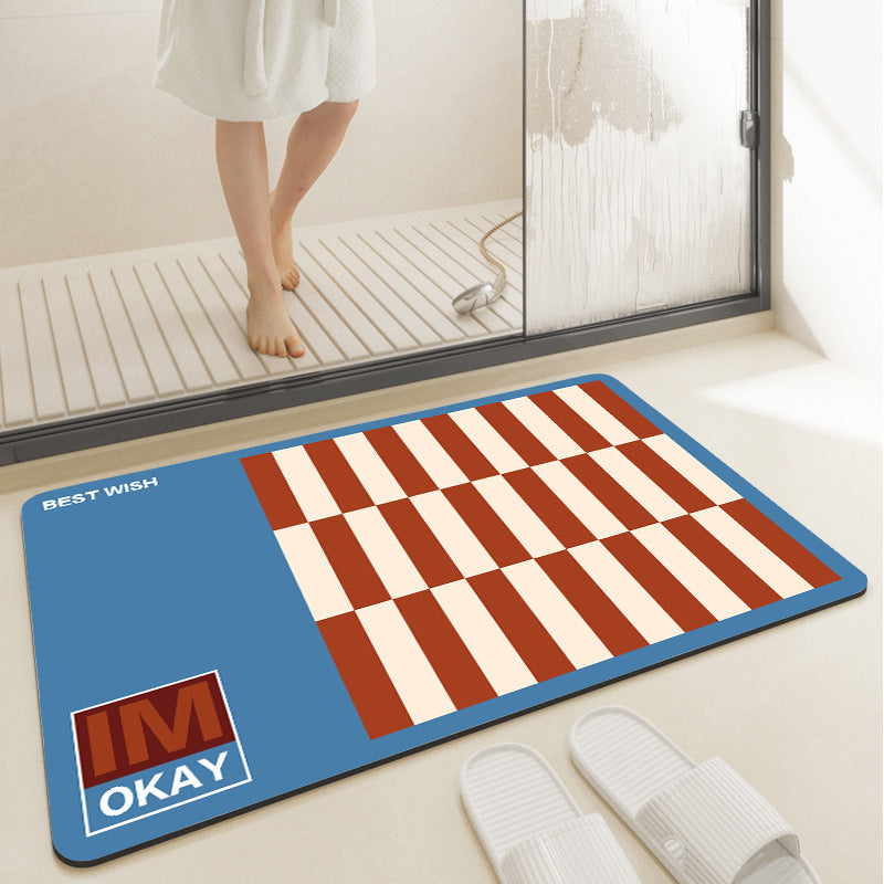 Cheerful Decorative Entrance Mat Kalsten