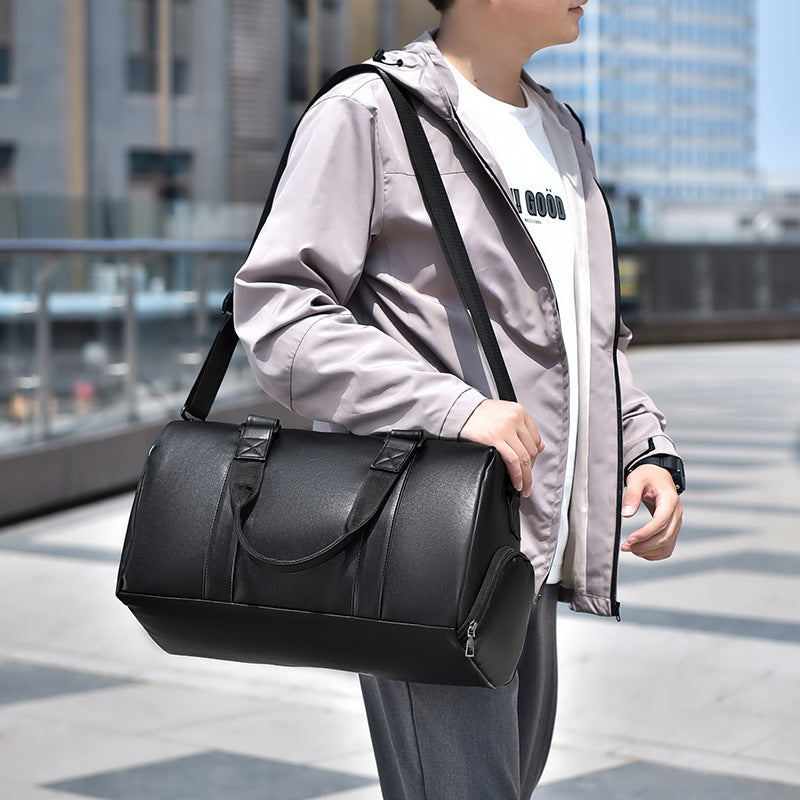 Durable Leather Travel Duffle Kalsten