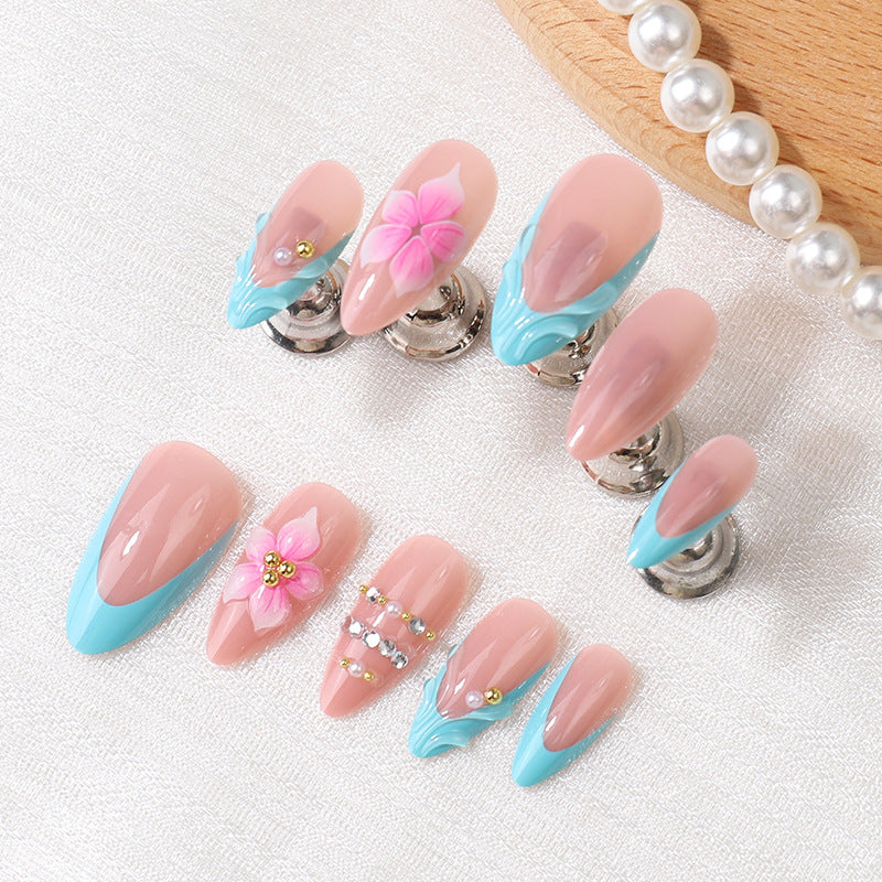 Creative Floral-Inspired Press-On Nail Set Kalsten