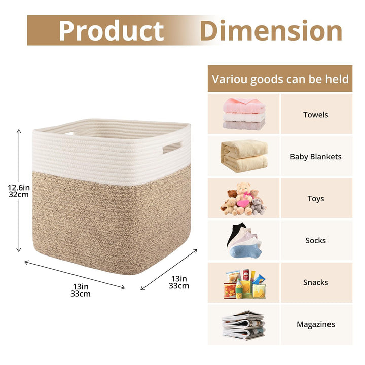 Functional storage basket with carrying handles Kalsten