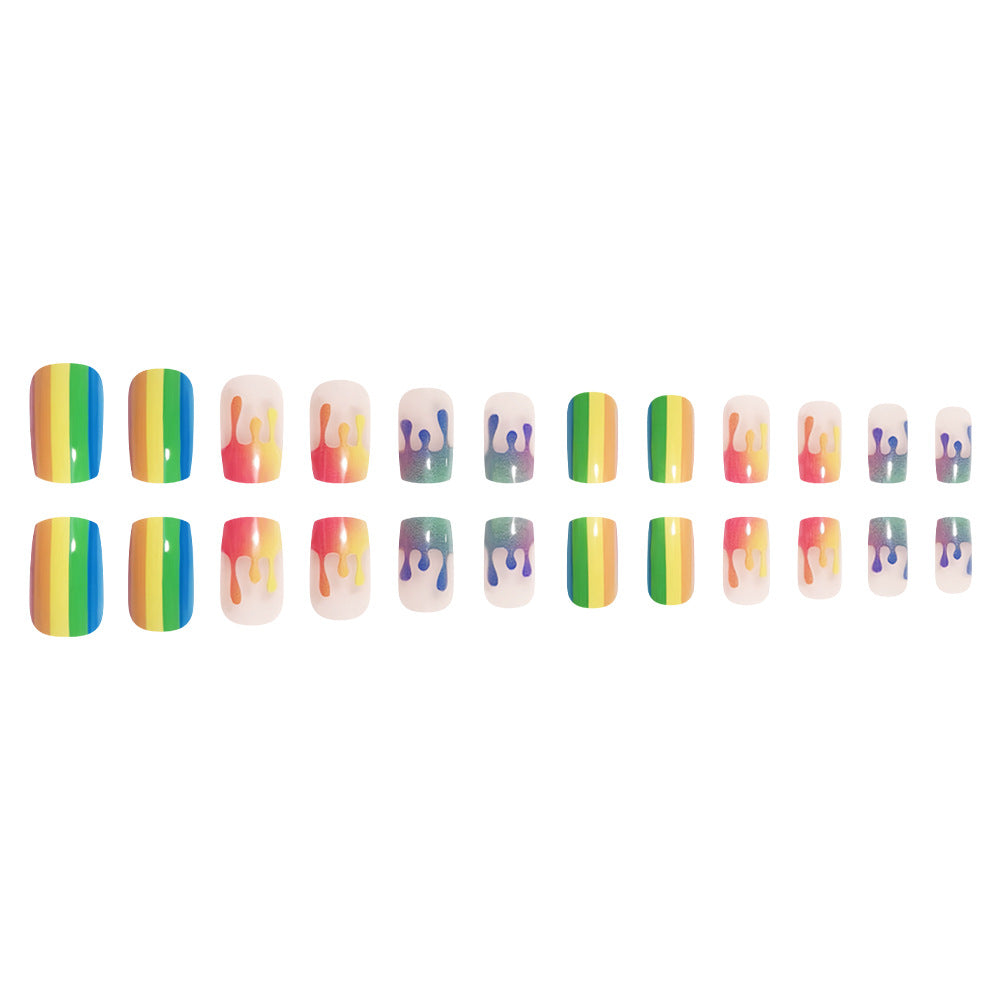 Artistic Ombre Press-On Nail Set Kalsten