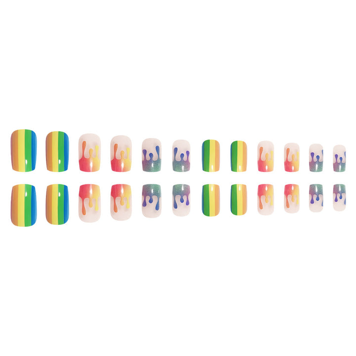 Artistic Ombre Press-On Nail Set Kalsten