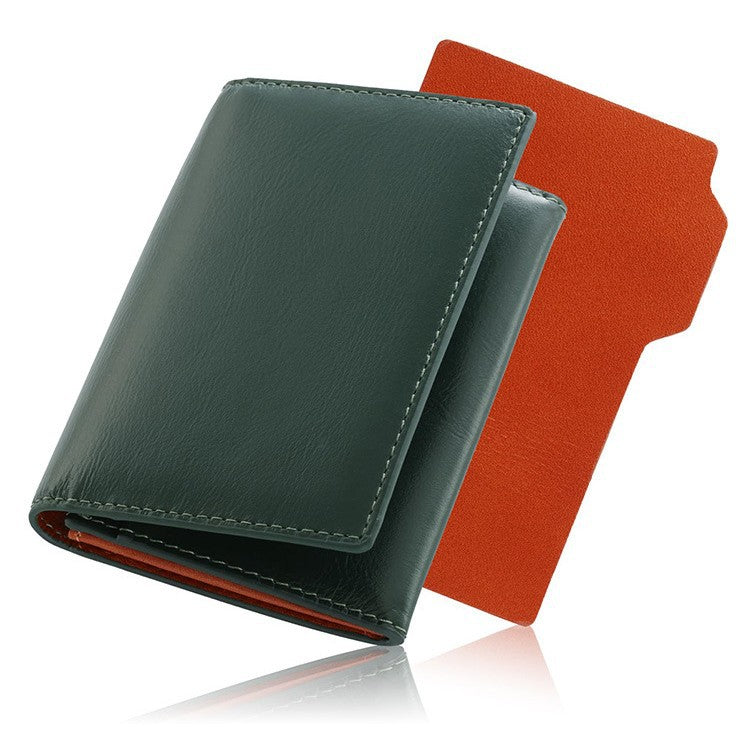 Elegant Bi-Fold Leather Wallet with Card Slots Kalsten