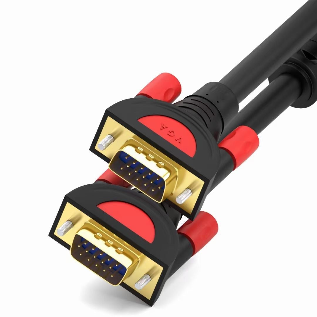 High-performance VGA cable with gold-plated connectors for optimized signal transmission Kalsten