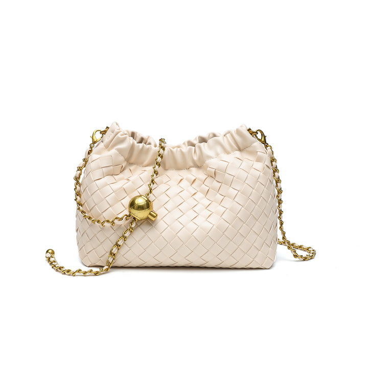 Woven Leather Evening Purse Kalsten