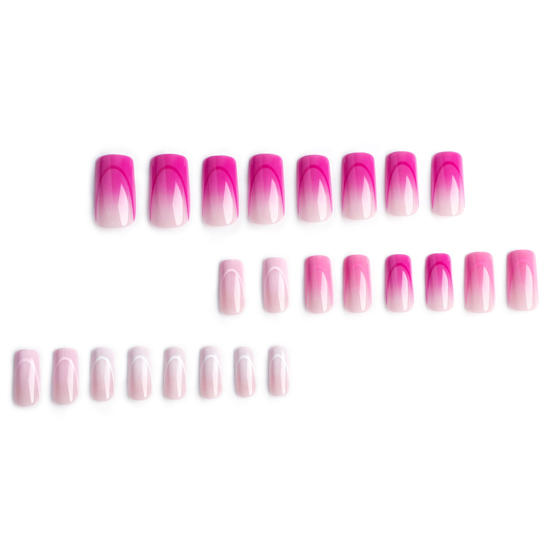 Artistic nail extensions with elegant ombre effects Kalsten
