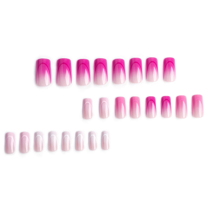Artistic nail extensions with elegant ombre effects Kalsten