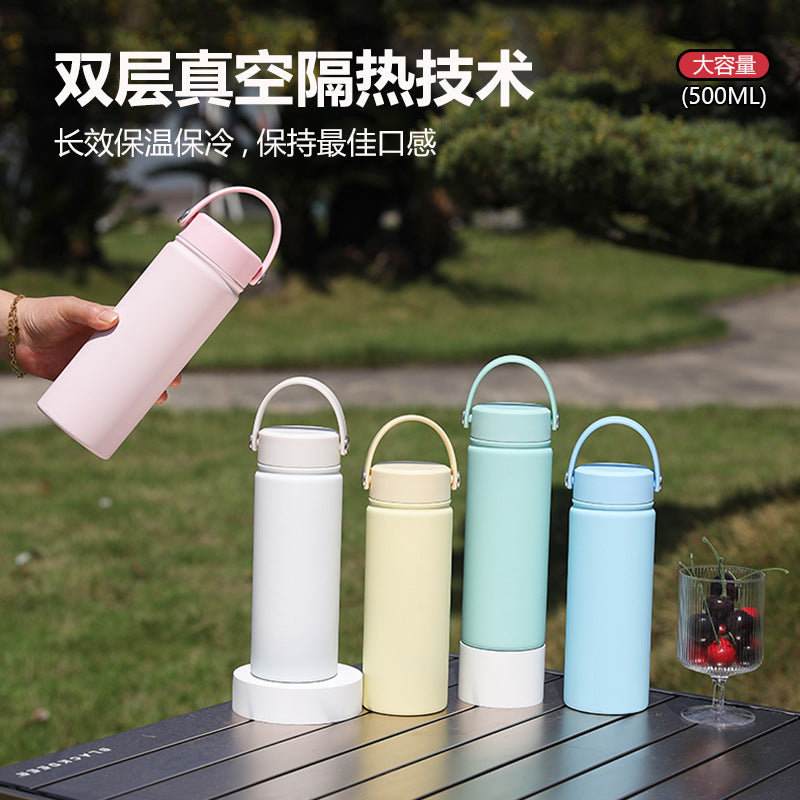 Women's Insulated Water Bottle with Practical Carry Handle Kalsten